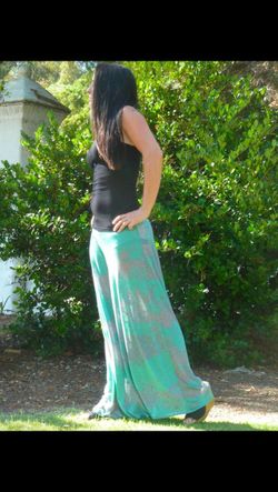 See-through pants with built in shorts