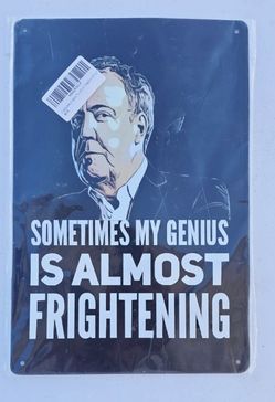 Jeremy Clarkson Metal Tin Sign 
