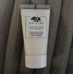 NEW ORIGINS CHECKS AND BALANCES FROTHY FACE WASH $5!