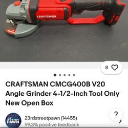 Craftsman Grinder 20 Volt Tool Only