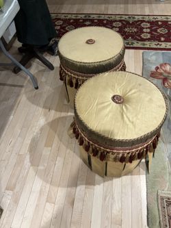 2 Ottomans $99.00 For Both