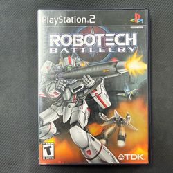 Robotech Battlecry PlayStation 2 PS2 Video Game 2002 Complete CIB Battle Cry TDK