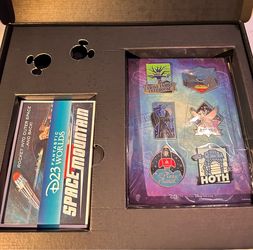 D23 Fantastic Worlds Disney Collector Pin Set