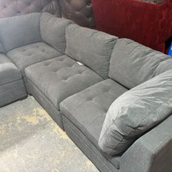 Sectional With Ottoman 