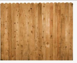 6-ft x 8-ft Cedar Dog Ear Privacy Fence Panel