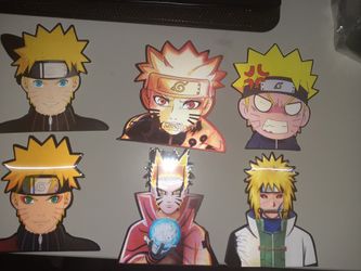 Naruto 3d Anime Stickers 