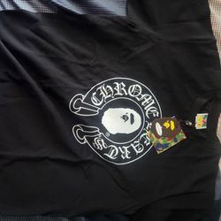 Chrime Hearts Bape T 1:1 Brand New Size Medium  Price:65
