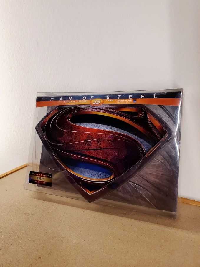 Superman Man of Steel 3D Blu-ray Collectors Set Limited Edition