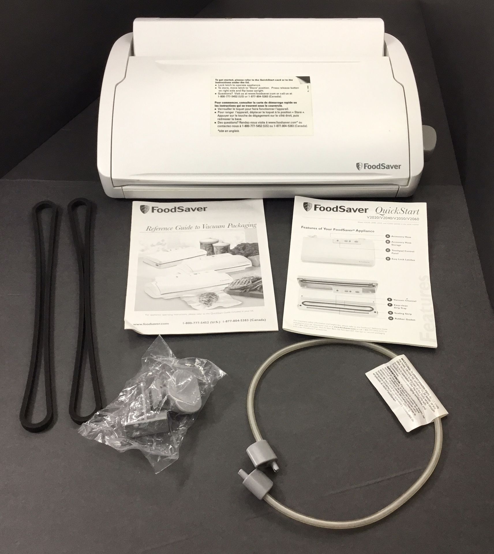 FoodSaver Model V2830 Vacuum Food Bag Sealer System W/ Seals CLEAN & READY