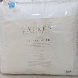 New Ralph Lauren White King Comforter