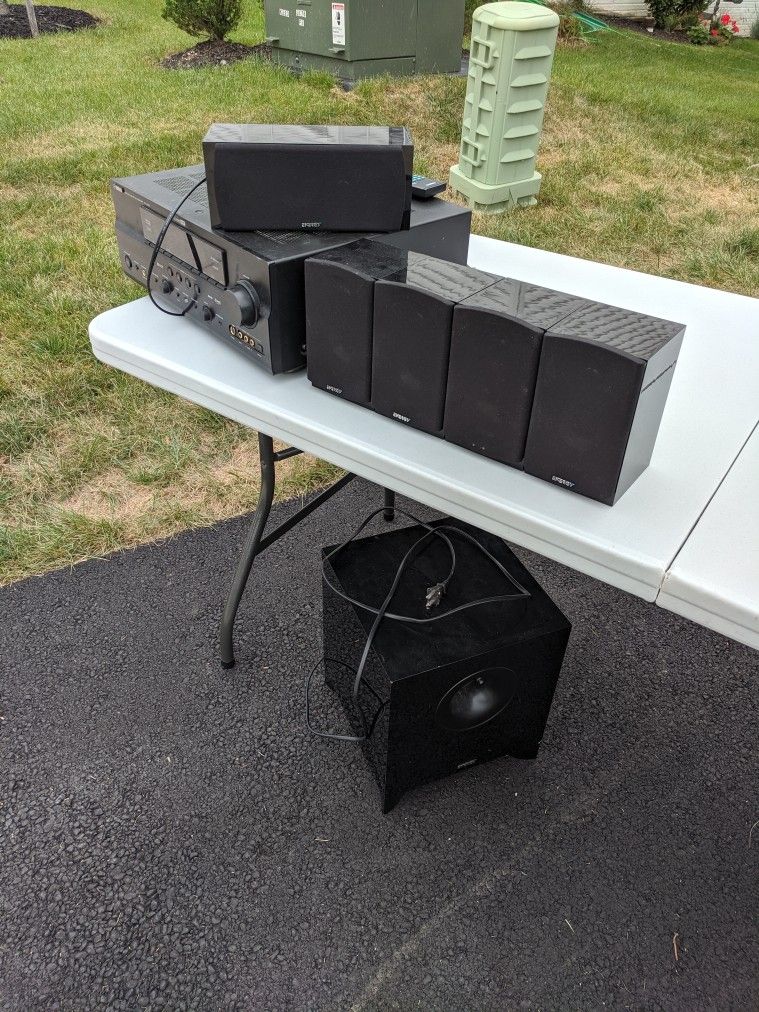 Receiver and 5.1 speakers