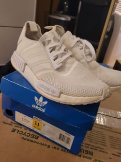 Size 11 Adidas Originals NMD_R1 'Triple White'