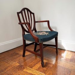Stunning Vintage Needlepoint Armchair