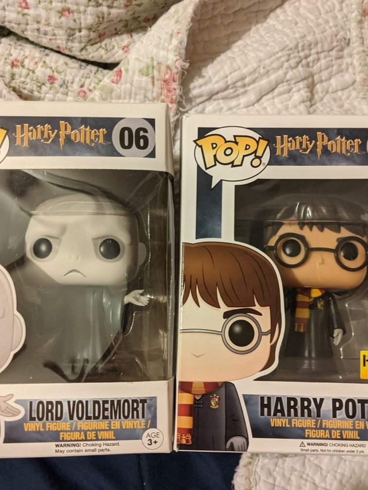 Harry Potter And Lord Voltimort Pop Figures