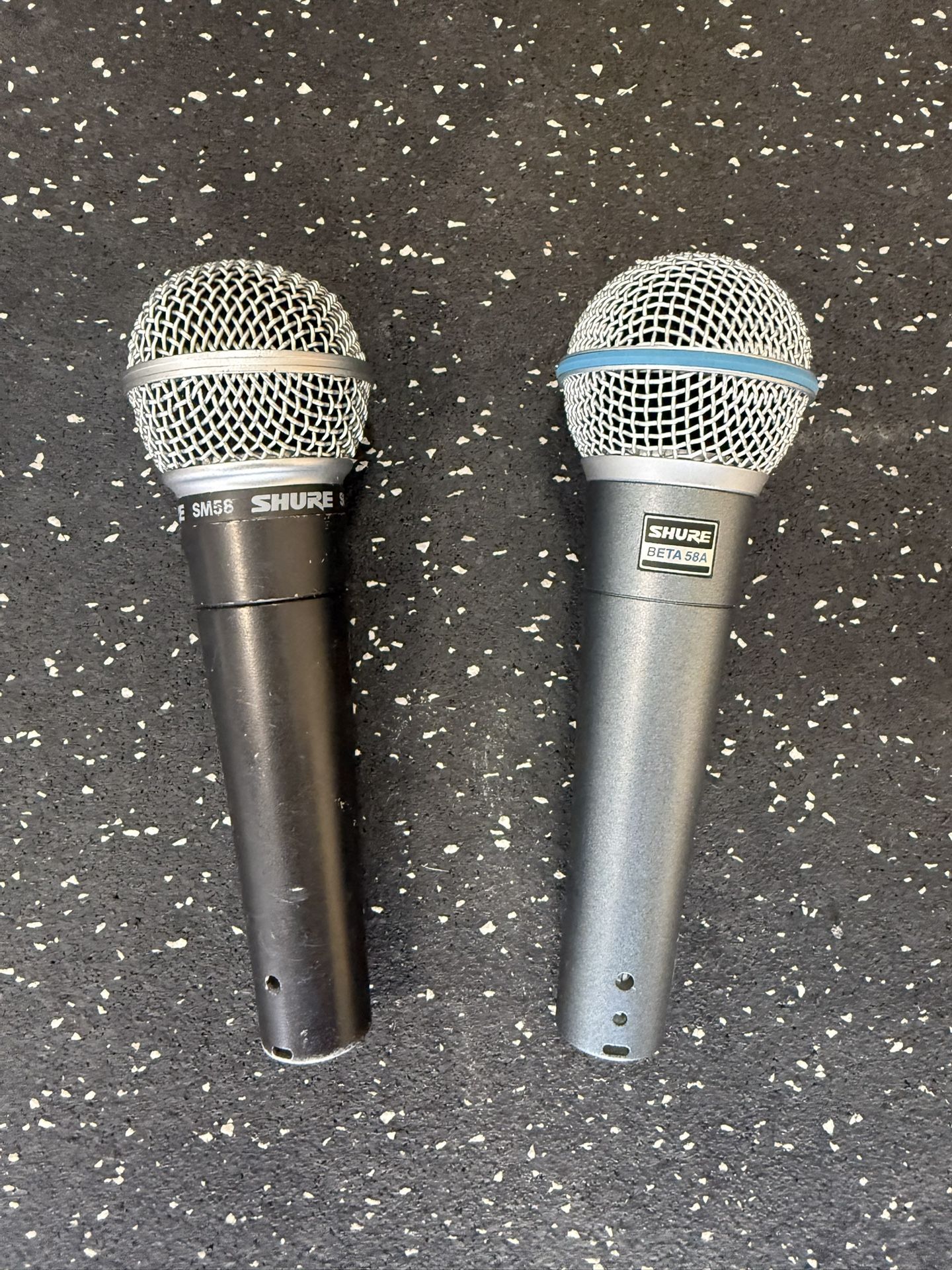 Shure beta 58A And Sm58 Microphone