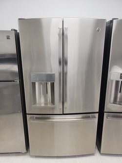 Refrijerador Samsung 3 Puertas Y Estufa Samsung De Gas 5 Quemadores