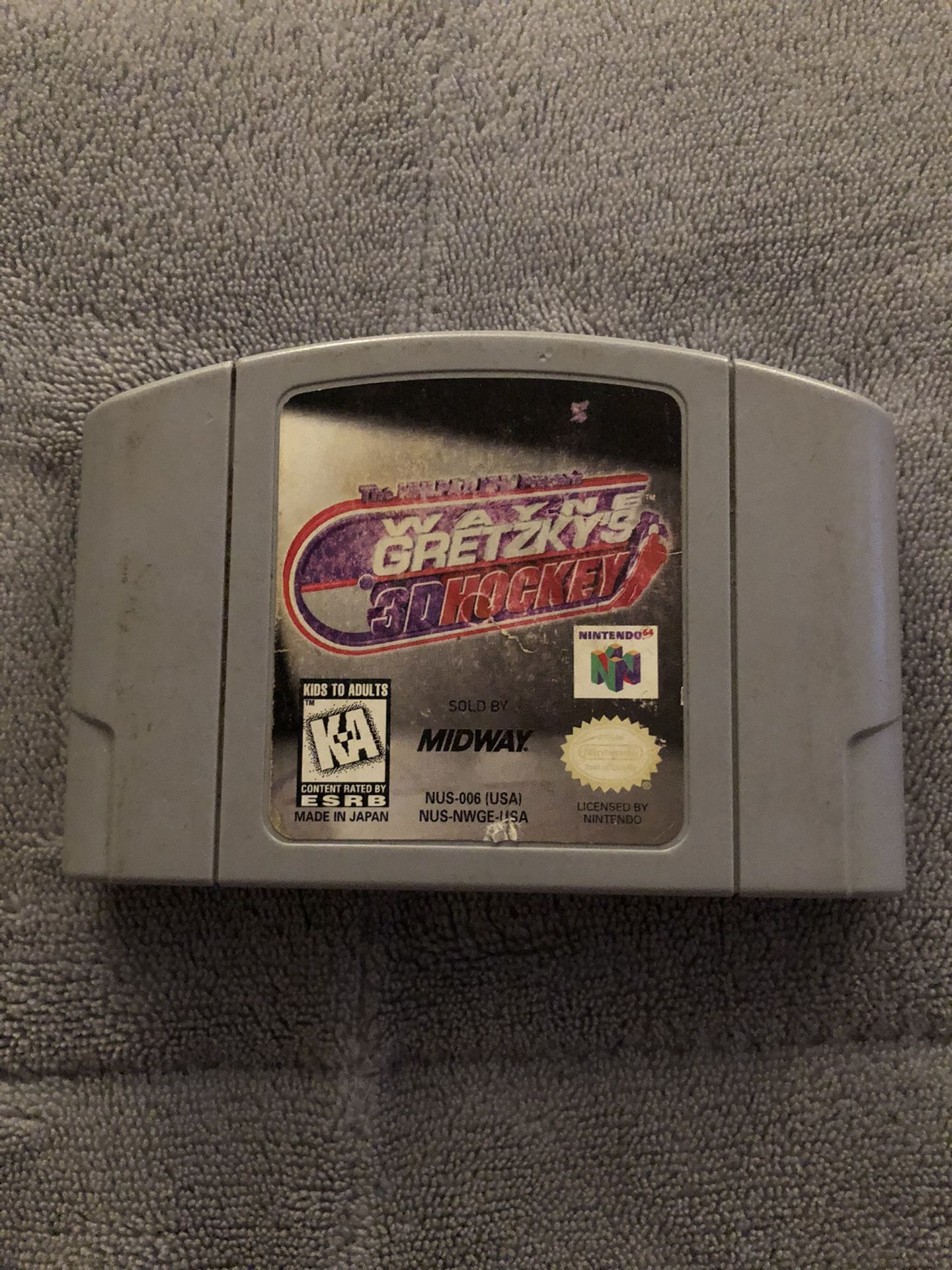 Wayne Gretzky 3D Hockey Nintendo 64 Game