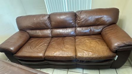 3 Piecs Full Leather sofa set