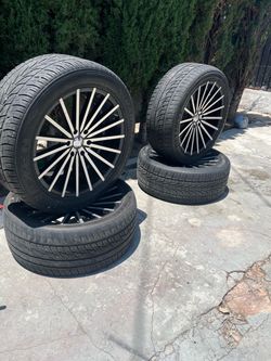 22” Velocity rims and tires