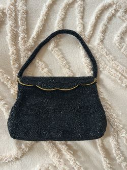 Vintage Beaded Purse Made In Belgium