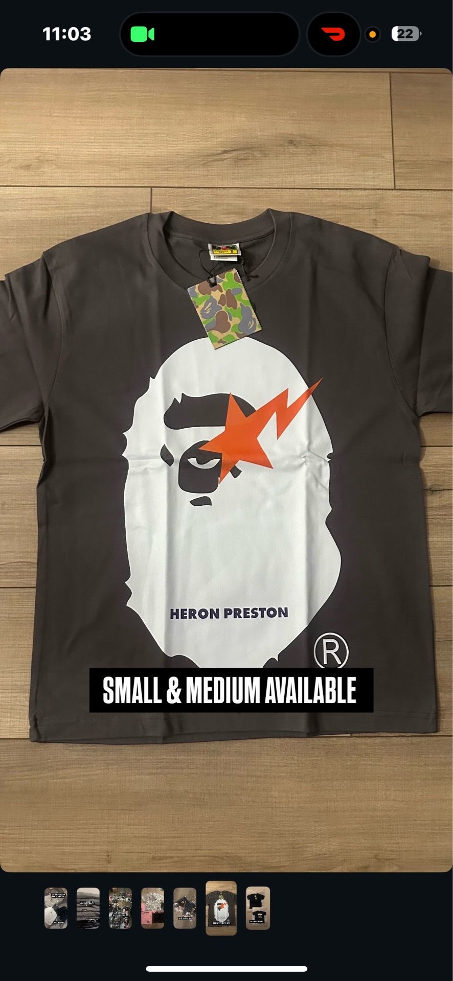Heron Preston X Bape