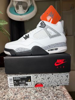 Jordan 4 White Cement 7y