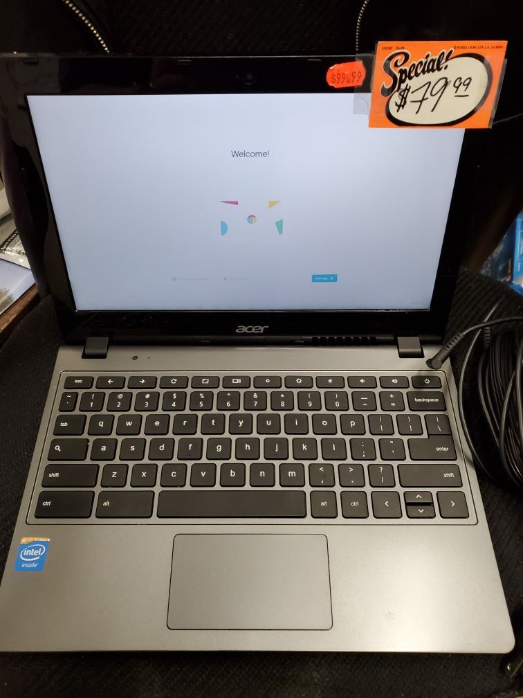 11.6" Acer C720-2844 Chromebook Computer