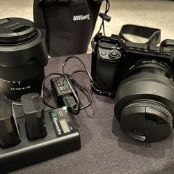 Sony A6400 with accessories And Lenses 