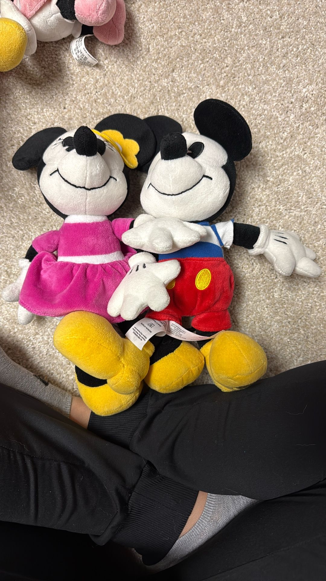 1970s (not Sure What Year) Mickey Mouse & Minnie Mouse