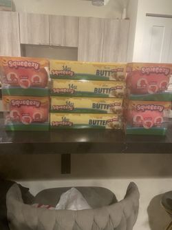 Squeeezy Butter 14oz & Peach.