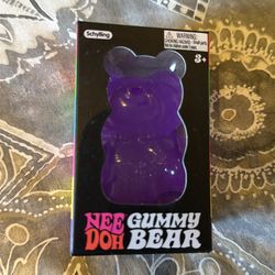Purple gummy bear Needoh New