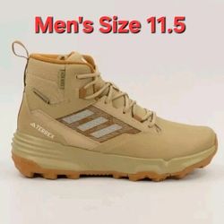 Adidas Terrex Unity Leather Mid Rain.RDY Hiking Shoes Men's Size 11.5