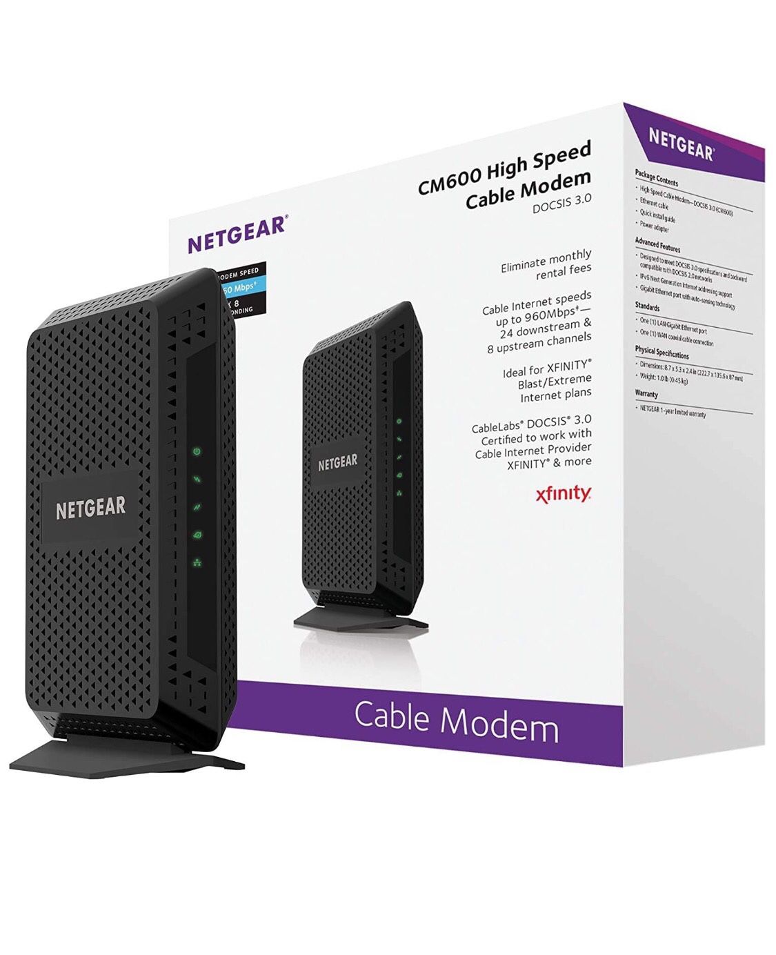 NETGEAR Cable Modem CM600
