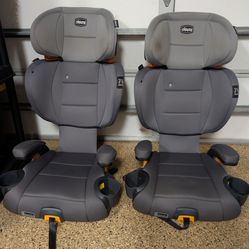 Chicco KidFit ClearTex Plus 2-in-1 Belt-Positioning Booster Car Seat