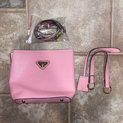 pink designer mini bag