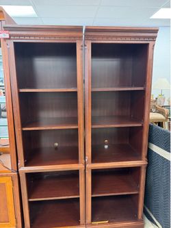 Pair of Solid Wood Book shelves