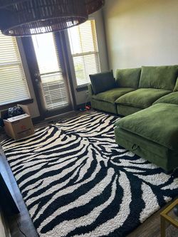 Large Zebra Area rug