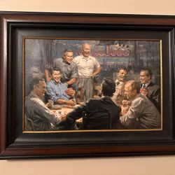 Andy Thomas Grand Ol Gang Giclee On Canvas Presidents Playing Poker