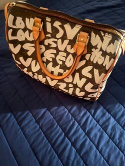 Louis Vuitton Speedy 30 Graffiti Monogram Canvas Handbag