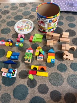 Wooden blocks Toys Block Set