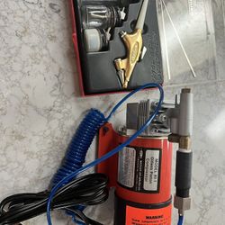 Compressor With Airbrush
