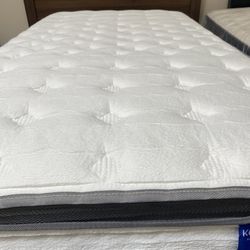 Twin Hybrid Mattress with cooling gel $199 (box spring extra) pick up can deliver 