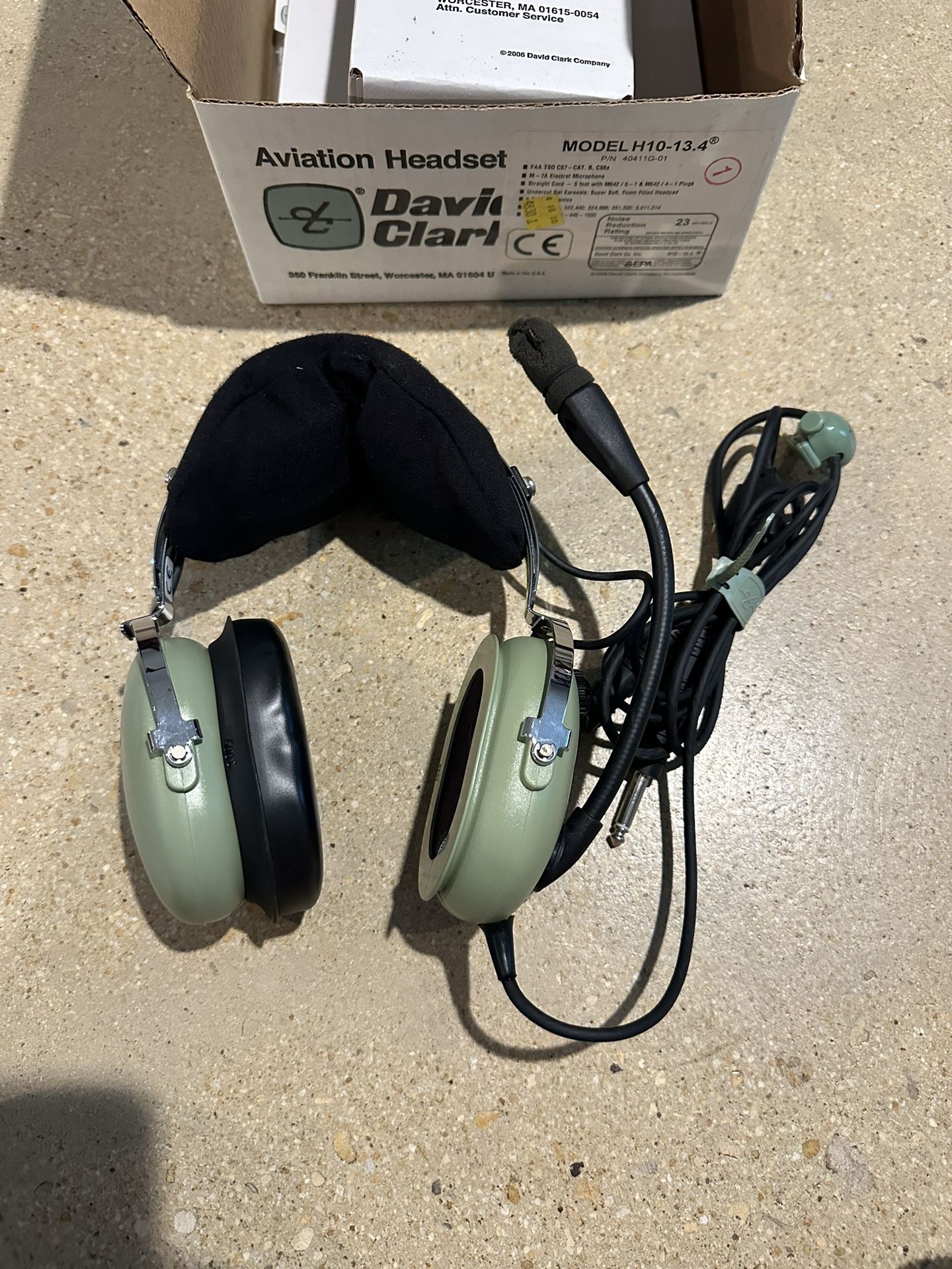 David Clark H10-13.4 Aviation Headset-BRAND NEW!