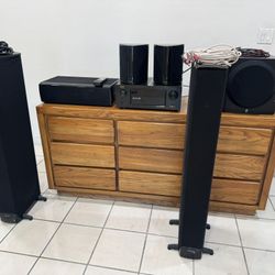 Denon Stero Receiver And Speakers