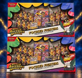 Pokémon Ascended Heroes Focused Fighters x2 Boxes