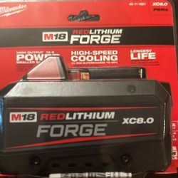 M18 Red Lithium Forge XC8 Battery