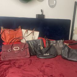 Coach, Michael Kors, and Liz Claiborne Purses