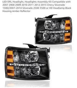 07-14 Silverado headlights