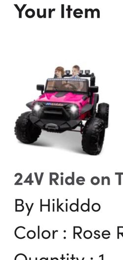 Pink Power Wheels Jeep / w remote