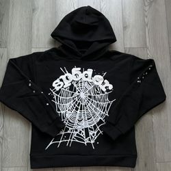 OG Black Sp5der Hoodie